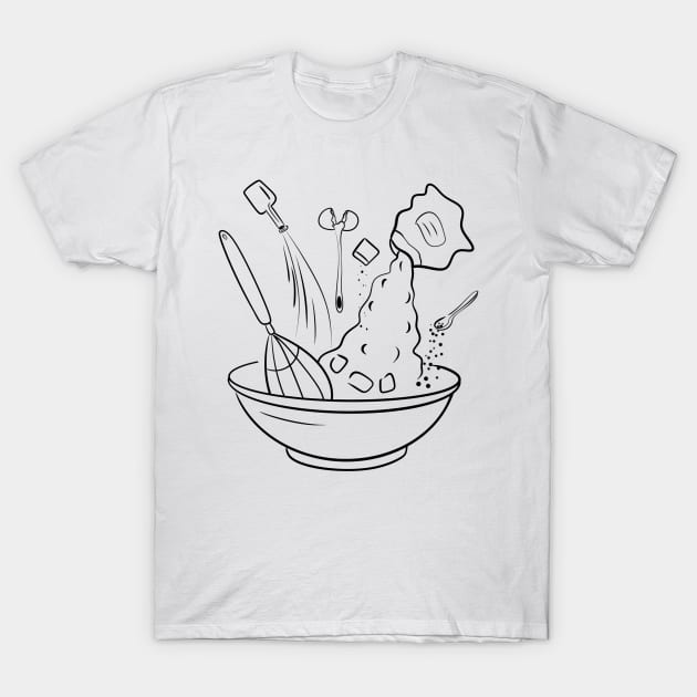 Kitchen T-Shirt by BahArt